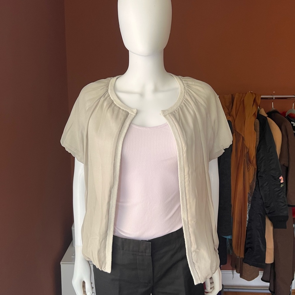 Unique and Feminine delicate cardigan—soft!